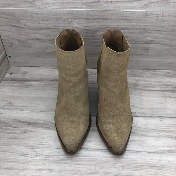 BP Ankle Boots Women’s 8 Lex Brown Suede Chelsea Slip On Booties - Picture 6 of 12